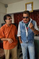 Jackie Shroff promotes film Life Is Good with Anant Mahadevan in MDADA on 2nd  June 2012 (12).JPG